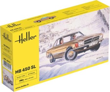 HEL80171 - MERCEDES-BENZ 450 SL to assemble and paint