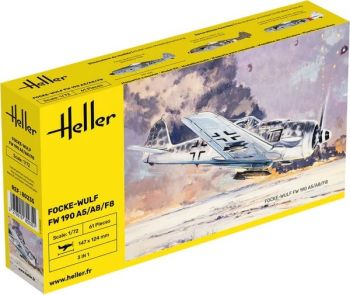 HEL80235 - FOCKE-WULF FW 190 A5/A8/F8 military aircraft to assemble and paint