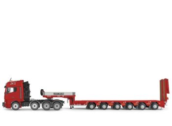 CON80256/0 - MAN TG GX 8x4 with 6-axle GOLDHOFER low-loader