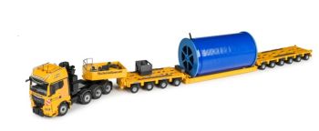 CON80262/01 - MAN TGX 41.640 8x4 with THP/SL 4 and 6 axle module SCHMIDBAUER cable carrier and reel