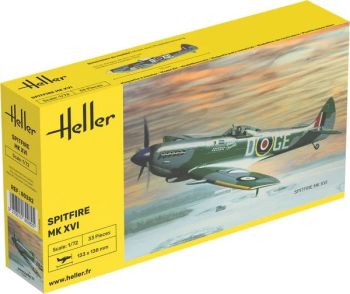 HEL80282 - Spitfire MK XVI military aircraft to assemble and paint