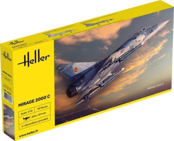 HEL80303 - MIRAGE 2000 C fighter jet to assemble and paint