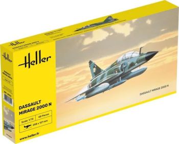 HEL80321 - Dassault Mirage 2000 N fighter jet to assemble and paint