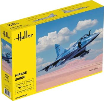 HEL80426 - Dassault Mirage 2000 C fighter jet kit to assemble and paint