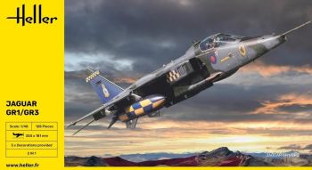 HEL80427 - JAGUAR GR1/GR3 fighter jet to assemble and paint