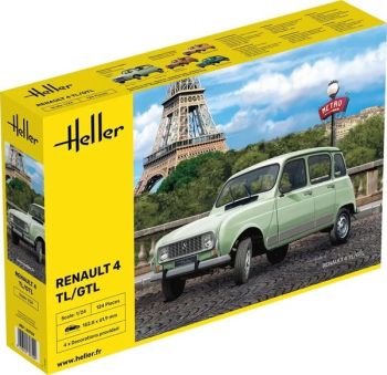 HEL80759 - RENAULT 4TL/GTL to assemble and paint