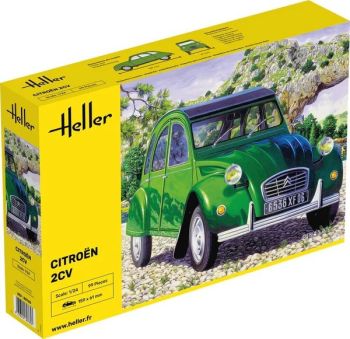 HEL80765 - Citroën 2CV (green) – assembly and painting kit