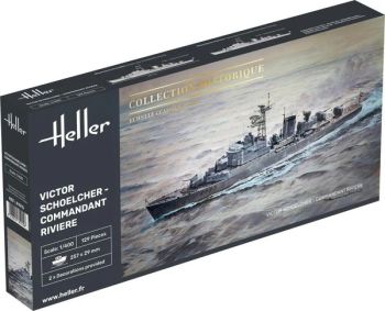 HEL81015 - Victor Schoelcher Ship - Commander Rivière to assemble and paint