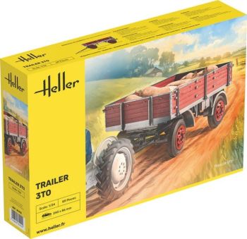 HEL81410 - 3T trailer to assemble and paint