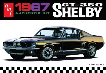 AMT834M/12 - 1967 SHELBY GT-350 Black to assemble and paint