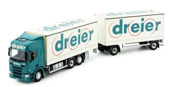 TEK85088 - SCANIA R Highline 6x2 rigid truck with 1+1 axle trailer