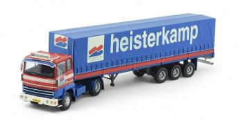TEK85251 - FORD Transcontinental 4x2 with 3-axle HEISTERKAMP curtainsider trailer