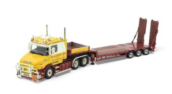 TEK85268 - SCANIA Series 4 Torpedo 6x4 with 3-axle OVERLAND low loader