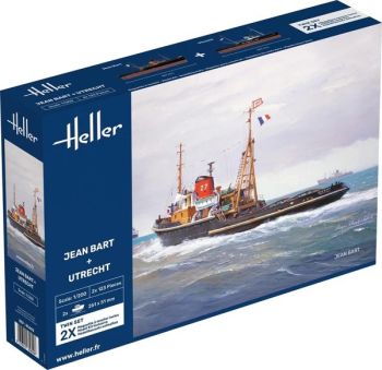HEL85602 - Double set - JEAN BART and UTRECHT to assemble and paint