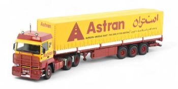 TEK86513 - FORD Transcontinental 4x2 with 3 axle curtainsider trailer ASTRAN
