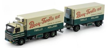 TEK80911 - SCANIA R112 6x2 Refrigerated truck with trailer 2 Axles BOOY TWELLO