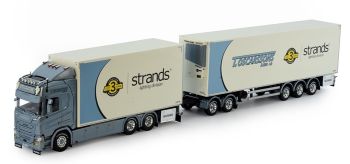 TEK80918 - SCANIA R 6x4 carrier with refrigerated trailer 2+3 Axles OSCARSSONS AKERI