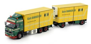 TEK80934 - VOLVO FH12 Gl. 6x4 Carrier with trailer 2 Axles GAM BAKKER