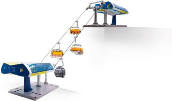 JC84493 - Ski lift with a gondola and 3 GIPFELBAHN chairlifts