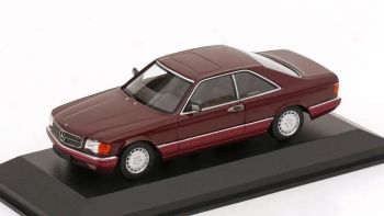 MXC940035124 - 1980 MERCEDES-BENZ 560 SEC Dark Red