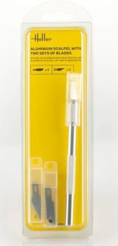 HEL99009 - Aluminum scalpel with a fine-point blade