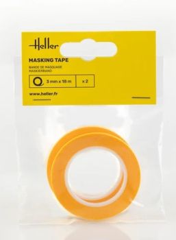 HEL99011 - 2 rolls of masking tape, 3mm x 18m
