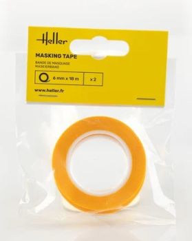 HEL99012 - 2 rolls of masking tape, 6mm x 18m