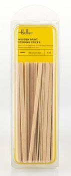 HEL99018 - 25 Wooden mixing spatulas for paint