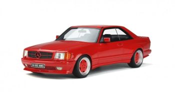 OT995 - MERCEDES W126 560 SEC WIDE BODY 1986 red