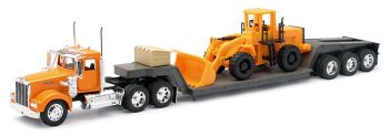 NEW10623 - KENWORTH W900 6x4 with 3-axle semi-trailer and loader