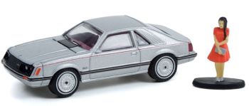 GREEN97120-B - FORD Mustang coupe GHIA with woman in dress THE HOBBY SHOP series 12 in blister pack