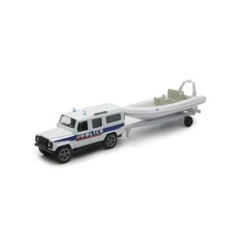 NEW19915E - police 4x4 and boat