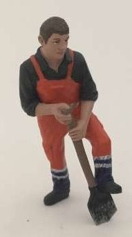 ADF32146 - Construction site character with shovel - AVAILABLE January 2019