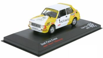 AKI0157 - SEAT Fura Crono #1 white and yellow Juan Kura Villacieros Copa fura 1983