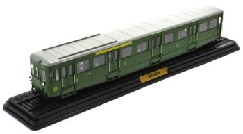 ATL2434015 - Passenger trailer ZR-13601 for self-propelled Type Z-3601 SNCF first and second class green from the series Les Autophériques des Réseaux Français non-functional