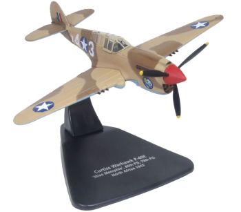 OXFAC127 - CURTISS P40-F WARHAWK X43 military aircraft - MISS MEMPHIS - North Africa