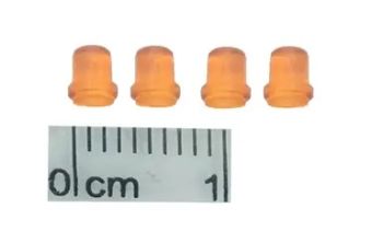 GF-ACC-10 - 4 small orange marker lights - height 3.5mm, diameter 2.5mm
