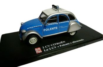 MAGAP2CVPOLENTE - CITROEN 2CV Polente Allemande Bleu et blanche