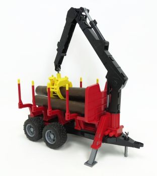 BRU2252 - Wood transport trailer 2 axles