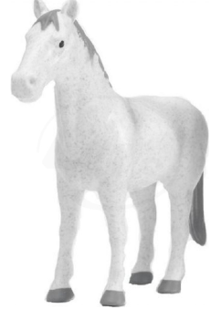 BRU2306BLANC - Horse white