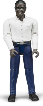 BRU60004 - Black man with white shirt