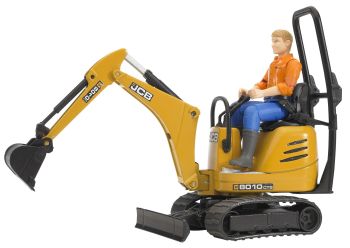 BRU62002 - Mini excavator JCB 8010 CTS with driver BRUDER toys