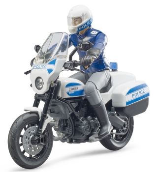 BRU62731 - DUCATI Scrambler police motorcycle with driver - AVAILABLE MAY 2020