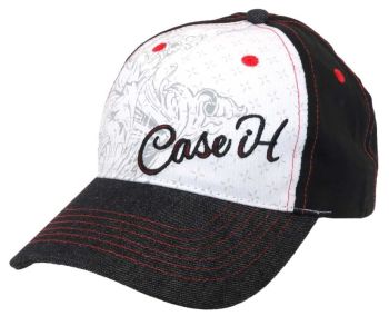 CAS253849 - CASE IH Women's Black and White Cap