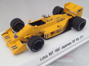 RECR70184 - LOTUS 99TB #11 6th GP F1 Japan 1987 S.Nakajima