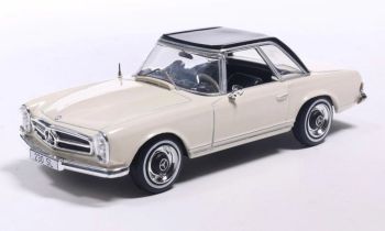 IXOCLC617N.22 - MERCEDES-BENZ 230SL HardTop 1964 Metallic Beige and Black