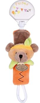 DC2509OURSIND - Pacifier clip - Indian Bear