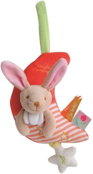DC3015LAPIN - Music box - Luminescent - Rabbit 20 cm