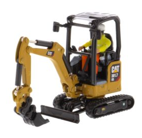 DCM85597 - Caterpillar 301.7 CR Next Generation Mini Hydraulic Excavator with driver and metal box