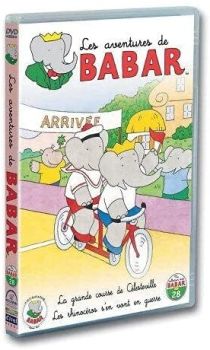 DVDDV1575 - DVD The Adventures of Babar n°28 2 episodes The Great Race of Celestville / The rhinos go to war